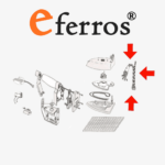 cabo elétrico 4 polos para ferro jolly ou ferro de caldeira elétrica